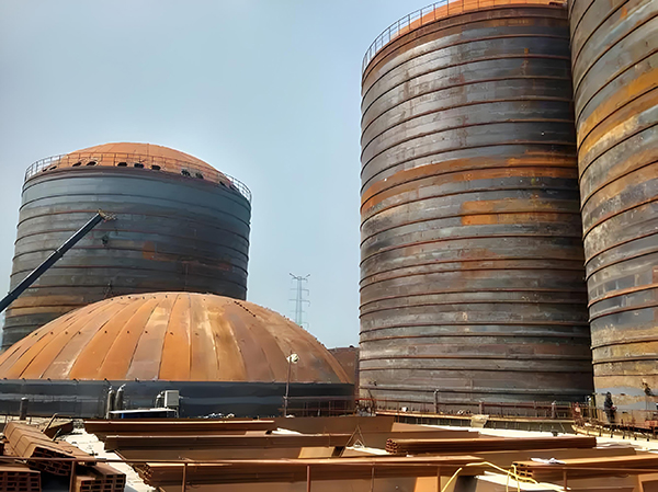 马关焦粉钢板仓